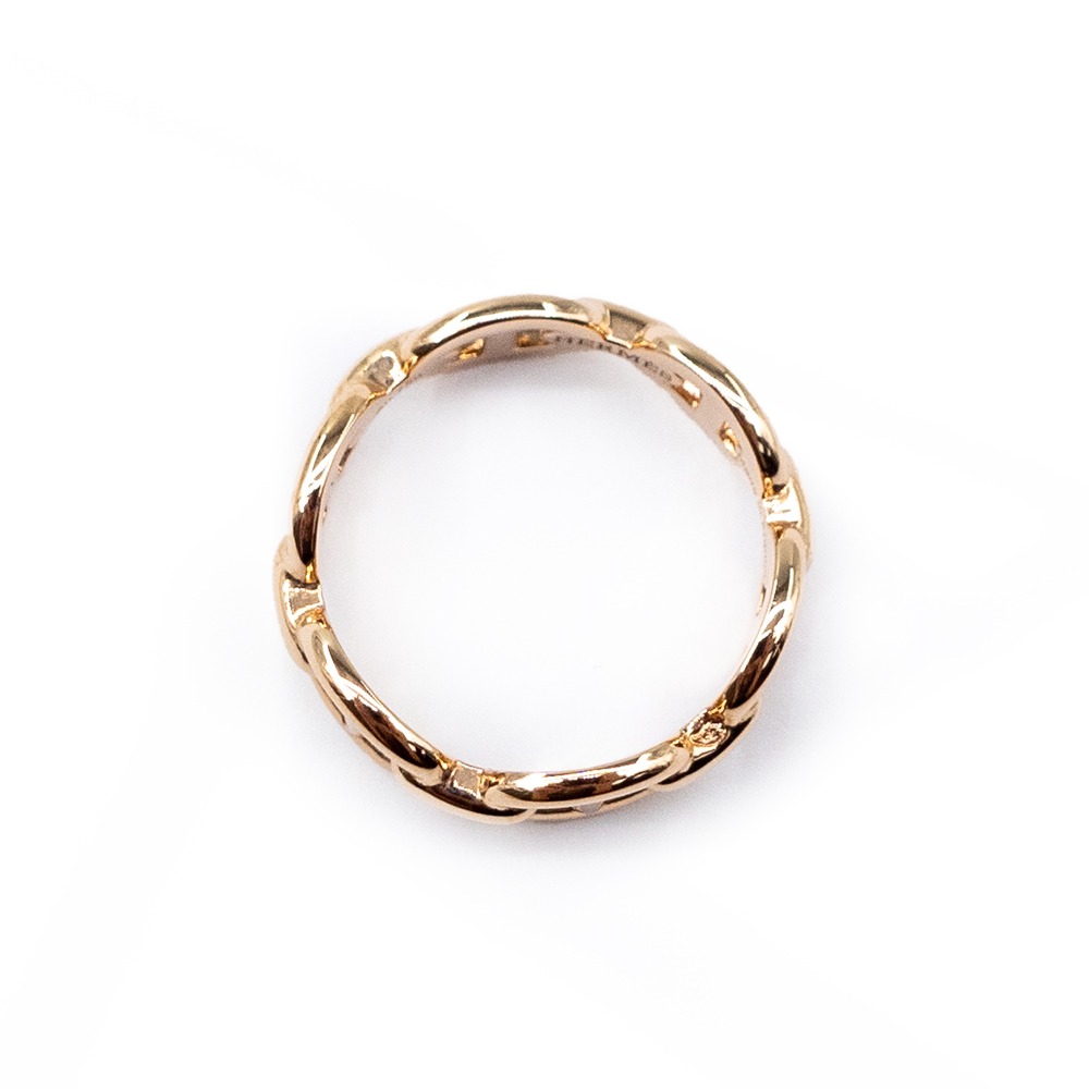 【HERMES 愛馬仕】 HERMES 豬鼻子玫瑰金戒指 (52)  __DVSHOP 保證正貨 台灣現貨不用等-細節圖3