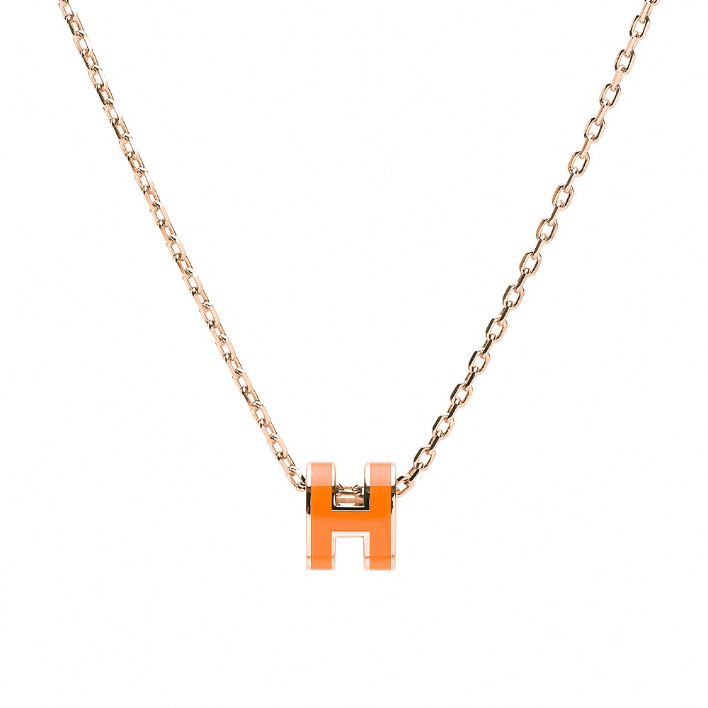 【HERMES 愛馬仕】 HERMES MINI POP H 項鍊   __DVSHOP 保證正貨 台灣現貨不用等-細節圖2