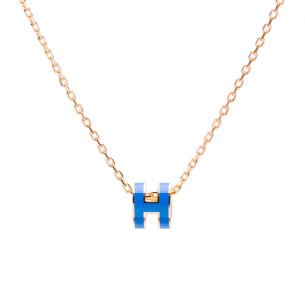 【HERMES 愛馬仕】 HERMES MINI POP H 項鍊   __DVSHOP 保證正貨 台灣現貨不用等-細節圖3