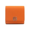 【LOEWE 羅威】 LOEWE 石紋小牛皮Anagram翻蓋短夾  __DVSHOP 保證正貨 台灣現貨不用等-規格圖2
