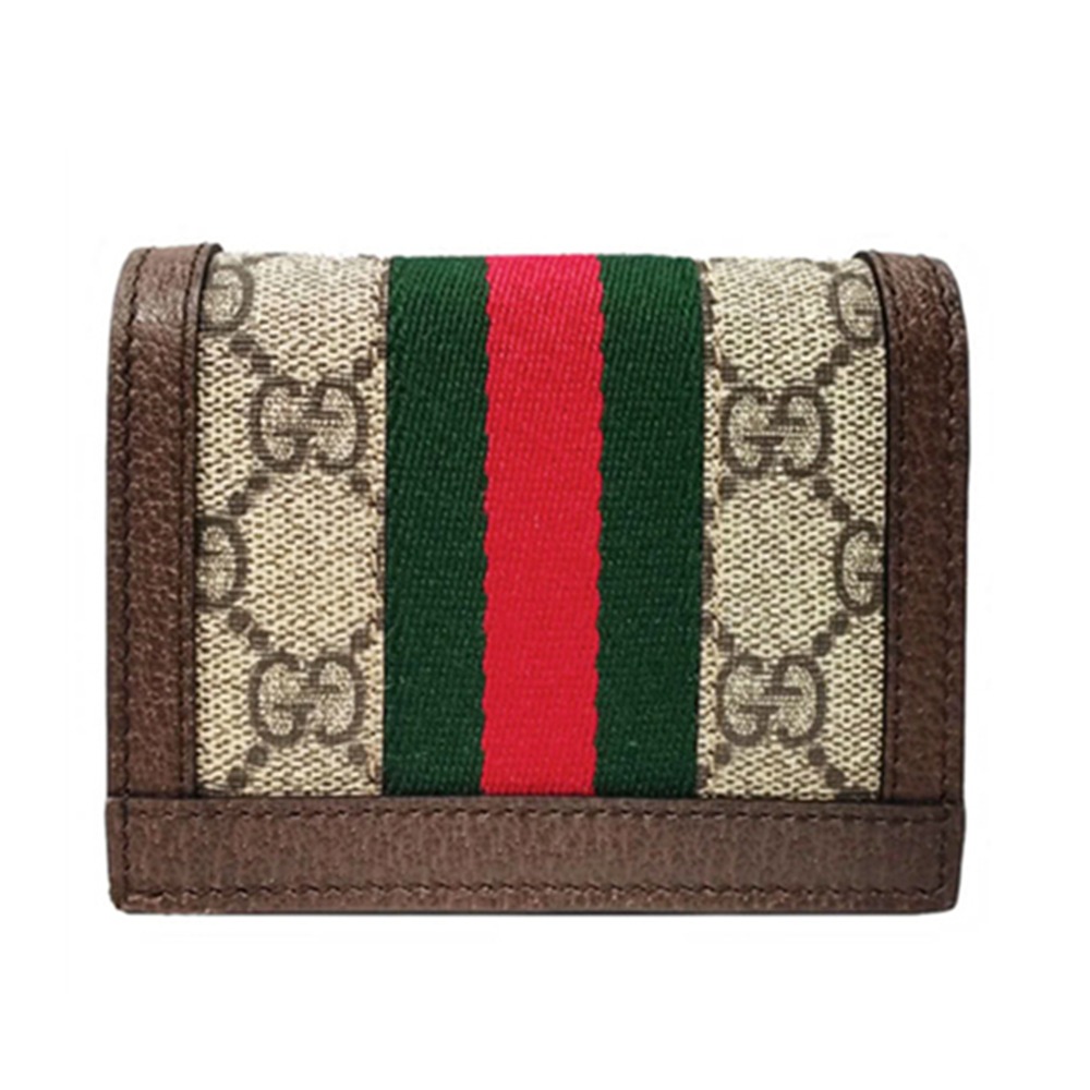 【GUCCI 古馳】 GUCCI Ophidia 對折短夾 (咖)  __DVSHOP 保證正貨 台灣現貨不用等-細節圖4