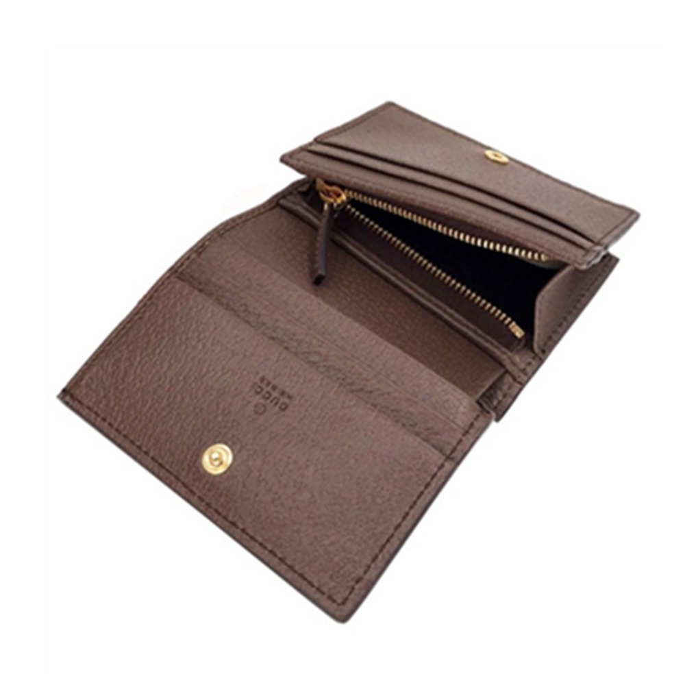 【GUCCI 古馳】 GUCCI Ophidia 對折短夾 (咖)  __DVSHOP 保證正貨 台灣現貨不用等-細節圖5