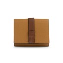 【LOEWE 羅威】 LOEWE 粒面小牛皮拼色三折翻扣短夾  __DVSHOP 保證正貨 台灣現貨不用等-規格圖6