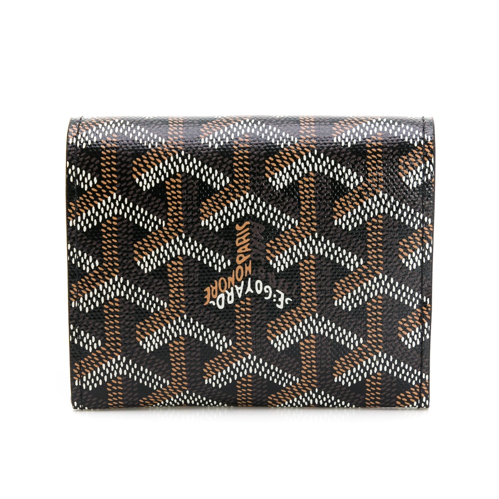 【GOYARD 高雅德】 GOYARD 老花翻釦零錢袋/卡夾 (棕/黑)  __DVSHOP 保證正貨 台灣現貨不用等-細節圖3