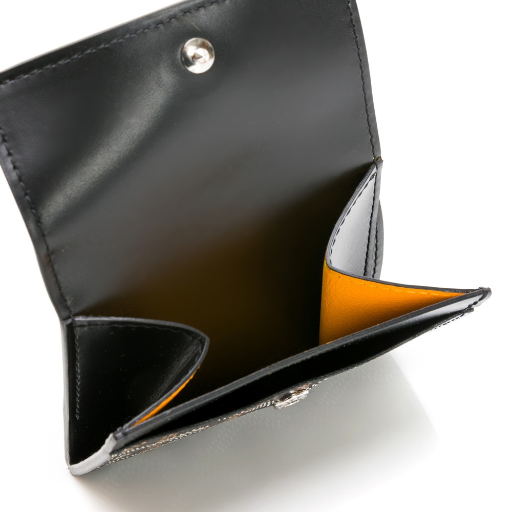 【GOYARD 高雅德】 GOYARD 老花翻釦零錢袋/卡夾 (棕/黑)  __DVSHOP 保證正貨 台灣現貨不用等-細節圖5