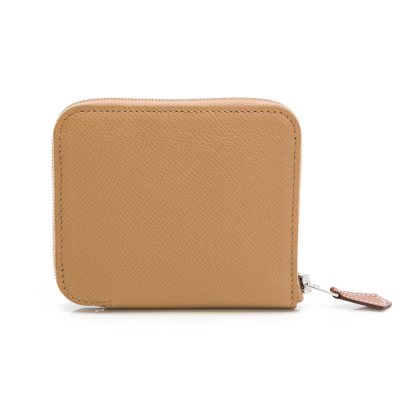 【HERMES 愛馬仕】 HERMES 絲巾短夾 (棕/內粉繩索)   __DVSHOP 保證正貨 台灣現貨不用等-細節圖2