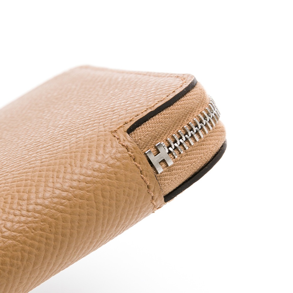 【HERMES 愛馬仕】 HERMES 絲巾短夾 (棕/內粉繩索)   __DVSHOP 保證正貨 台灣現貨不用等-細節圖6