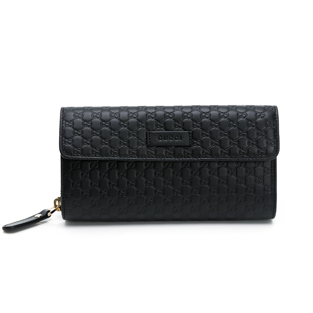 【GUCCI 古馳】 GUCCI 壓紋掀蓋拉鍊雙層長夾 /翻蓋長夾  __DVSHOP 保證正貨 台灣現貨不用等-細節圖4