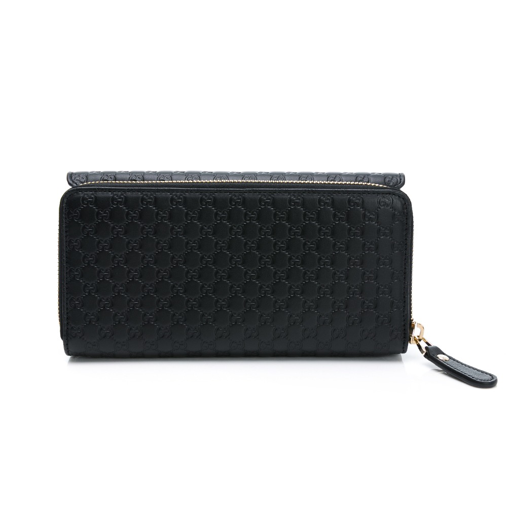 【GUCCI 古馳】 GUCCI 壓紋掀蓋拉鍊雙層長夾 /翻蓋長夾  __DVSHOP 保證正貨 台灣現貨不用等-細節圖5