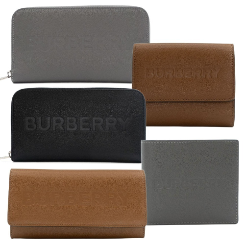 BURBERRY 巴寶莉 經典LOGO壓印牛皮短夾長夾 __DVSHOP 保證正貨 台灣現貨不用等