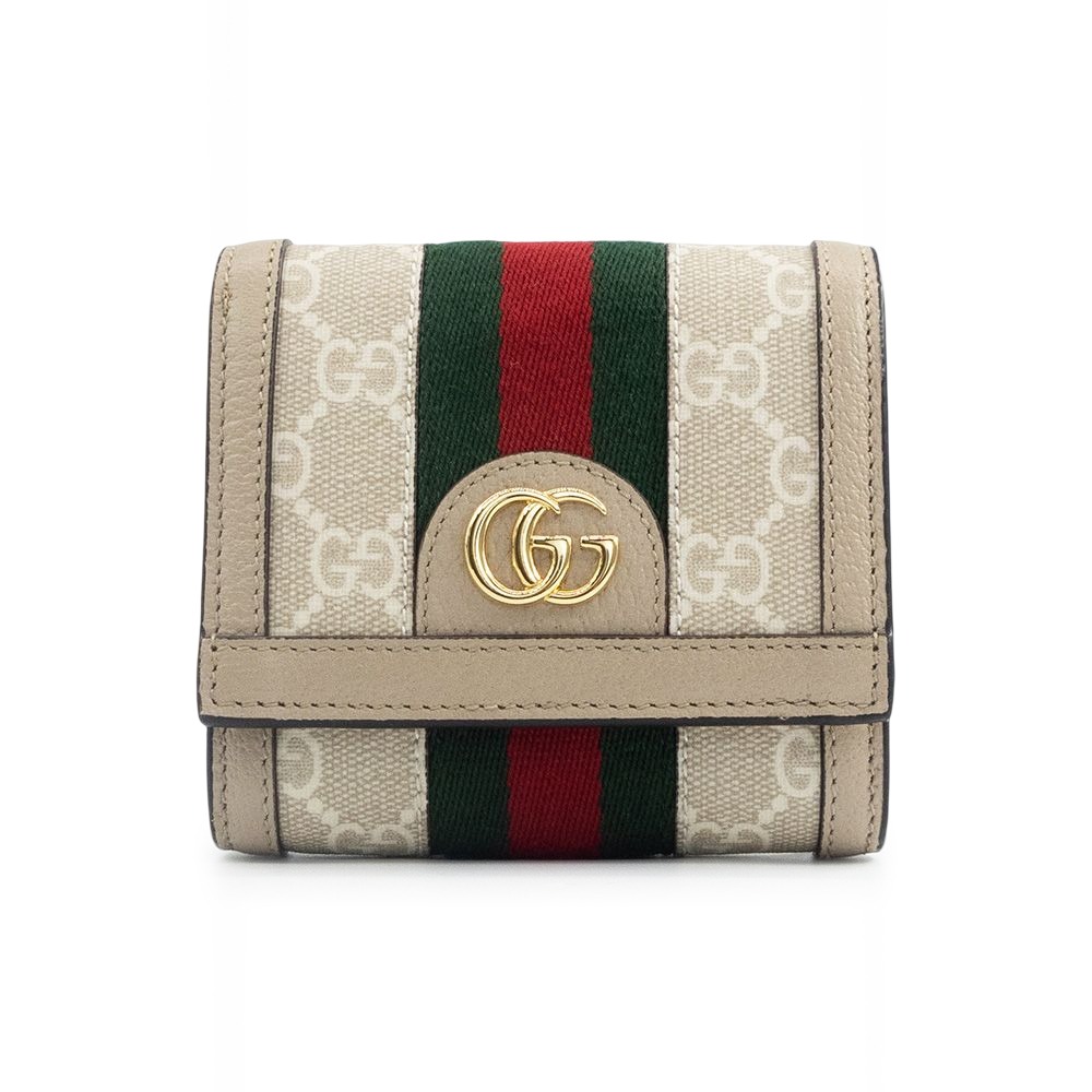 【GUCCI 古馳】 GUCCI OPHIDIA 後扣三折短夾  __DVSHOP 保證正貨 台灣現貨不用等-細節圖2