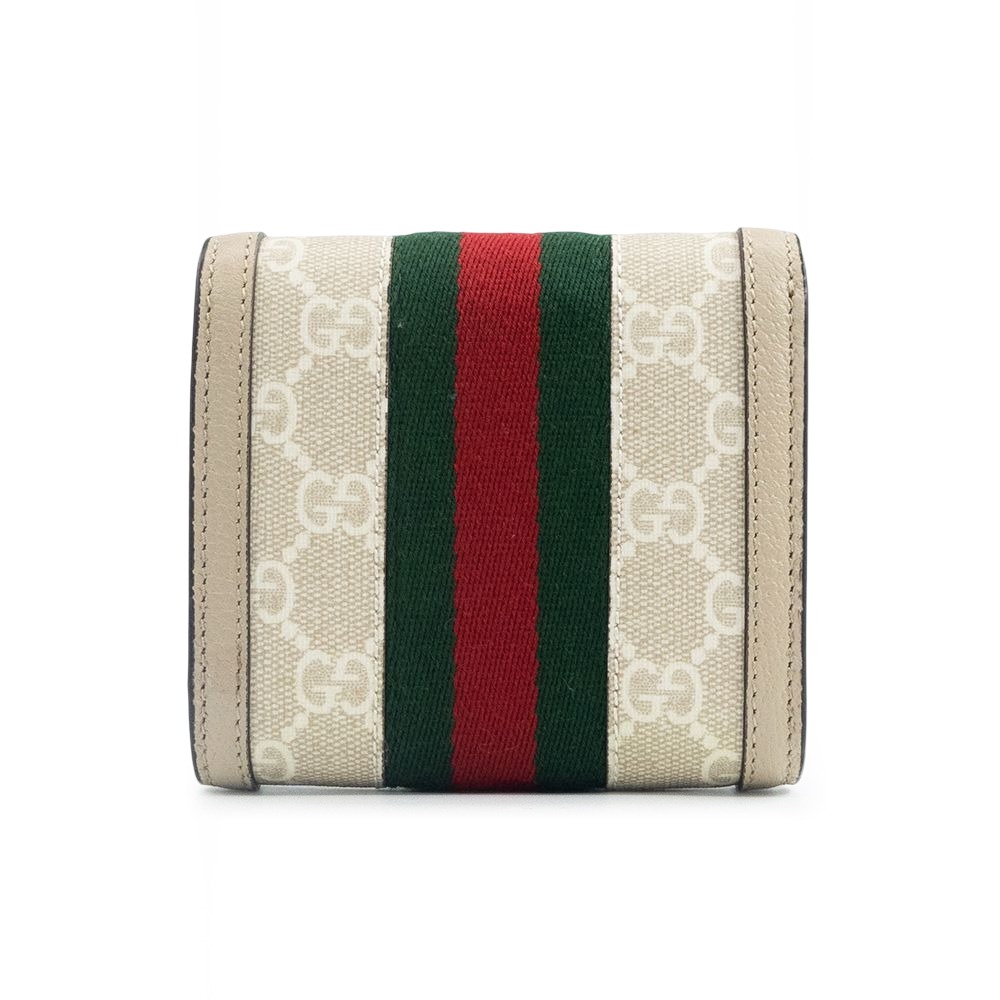 【GUCCI 古馳】 GUCCI OPHIDIA 後扣三折短夾  __DVSHOP 保證正貨 台灣現貨不用等-細節圖3