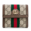 【GUCCI 古馳】 GUCCI OPHIDIA 後扣三折短夾  __DVSHOP 保證正貨 台灣現貨不用等-規格圖1