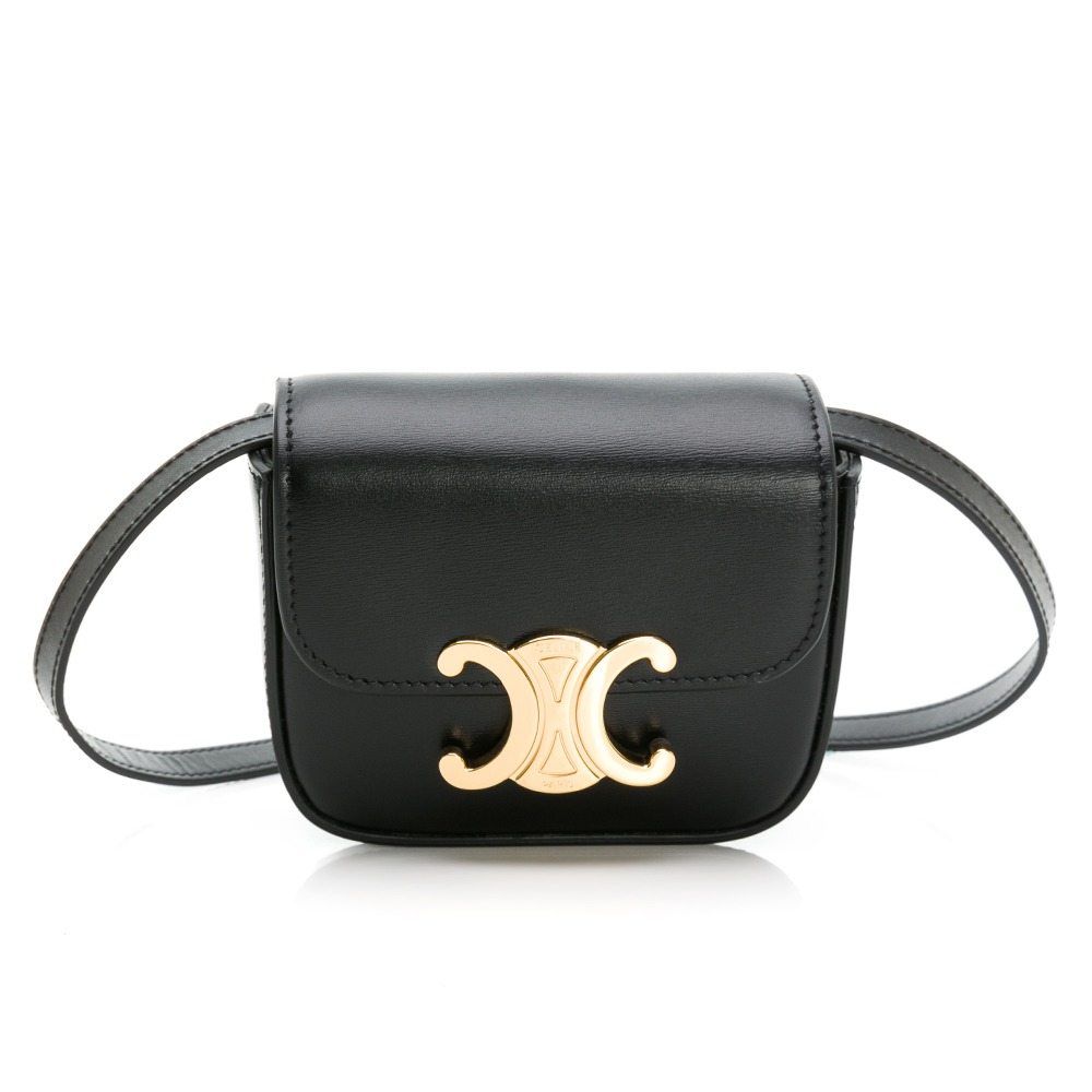 【CELINE 思琳】CELINE TRIOMPHE 迷你型手袋  __DVSHOP 保證正貨 台灣現貨不用等-細節圖4