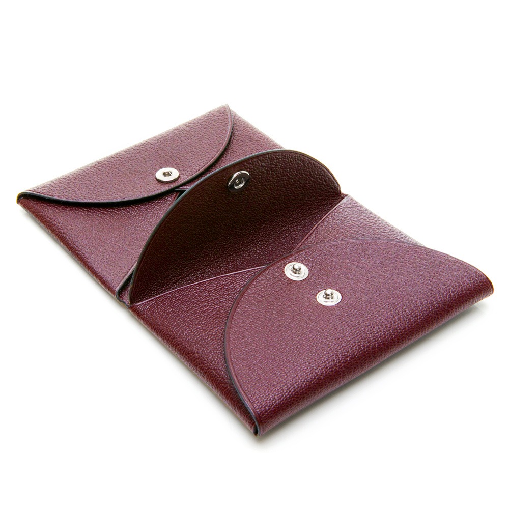 【HERMES 愛馬仕】 HERMES CalviDuo 信封釦式零錢袋卡片夾  __DVSHOP 保證正貨 台灣現貨不-細節圖7