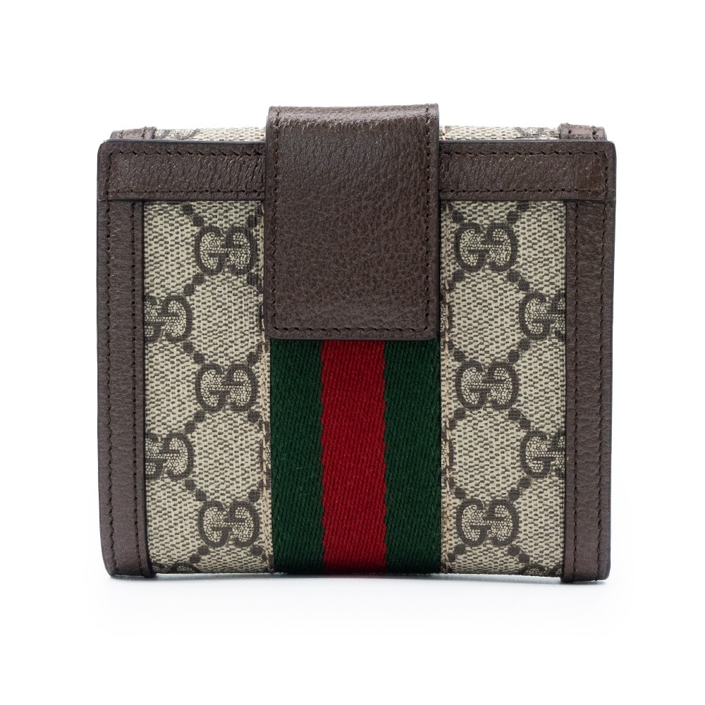 【GUCCI 古馳】 GUCCI Ophidia 烏木 卡夾零錢包 [米]  __DVSHOP 保證正貨 台灣現貨不用等-細節圖2