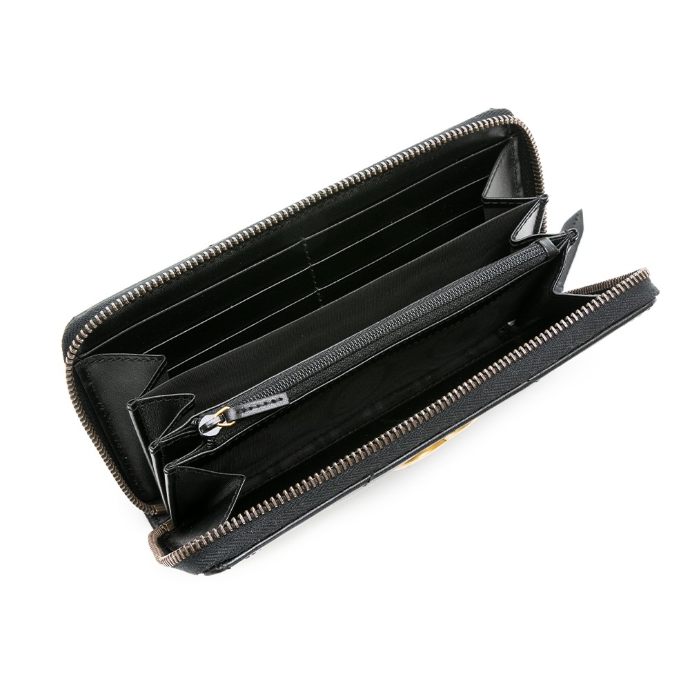【GUCCI 古馳】 GUCCI MARMONT 山形紋拉鍊長夾 (黑)  __DVSHOP 保證正貨 台灣現貨不用等-細節圖3