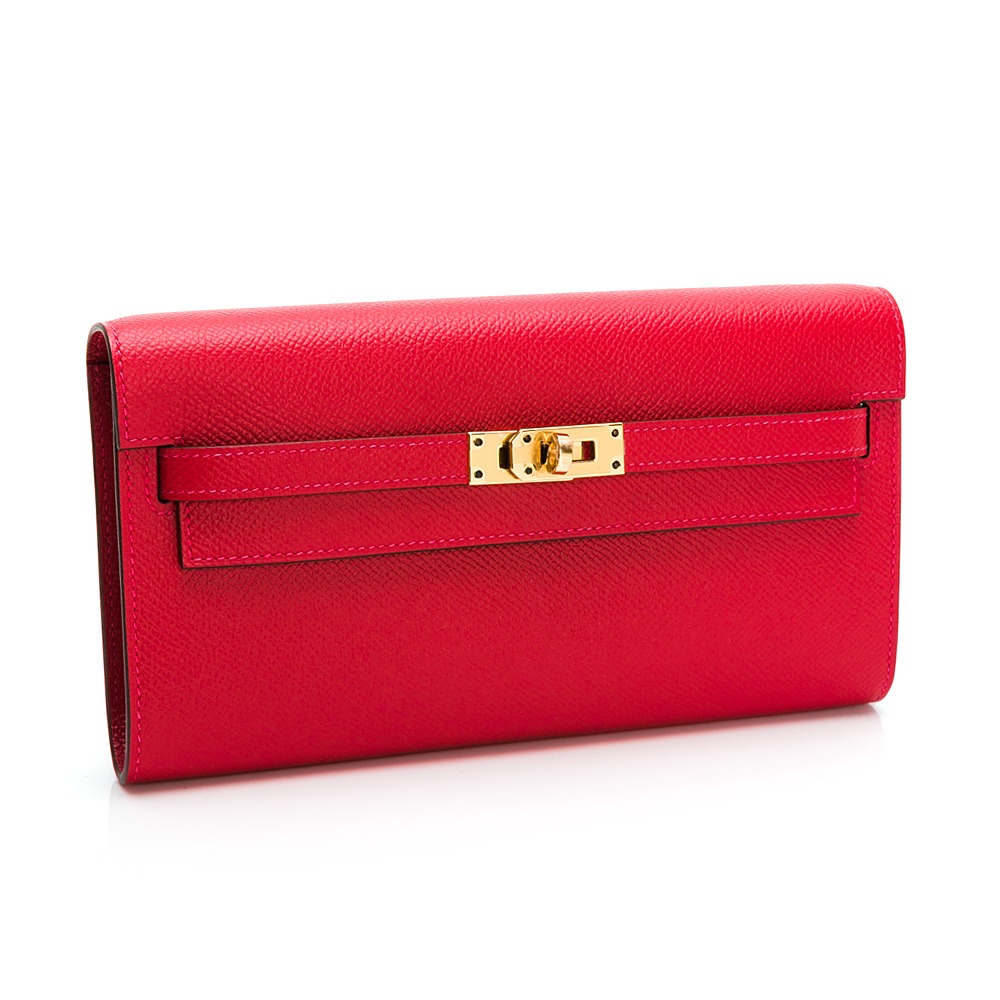 【HERMES 愛馬仕】 HERMES KELLY TO GO 紅+金logo__DVSHOP 保證正貨 台灣現貨不用等-細節圖3