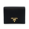 【PRADA 普拉達】 PRADA 對開短夾/ ㄇ拉短夾 /後扣式拉鍊短夾  __DVSHOP 保證正貨 台灣現貨不用等-規格圖4
