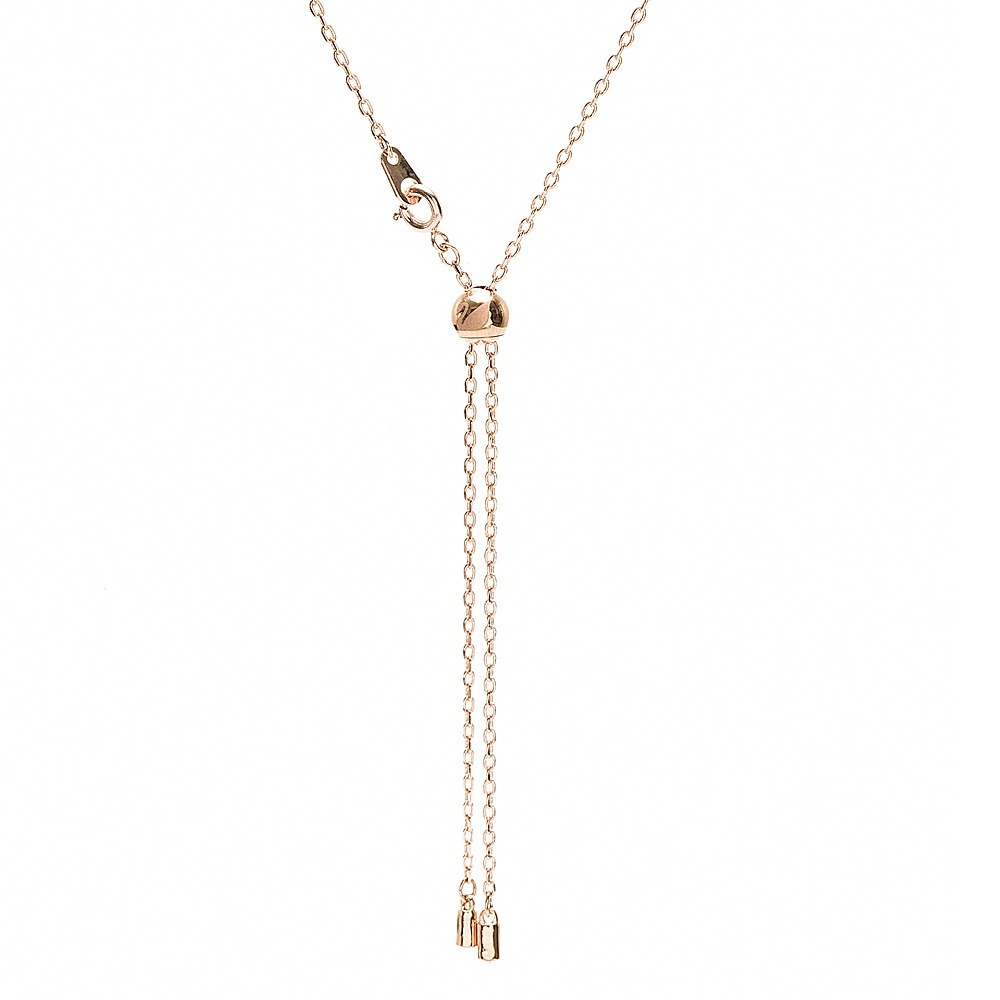 【SWAROVSKI施華洛世奇】Infinity 無限造型Y形長項鏈 (白色, 鍍玫瑰金色調)  __DVSHOP 保證-細節圖2