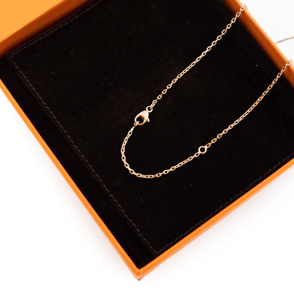 【HERMES 愛馬仕】HERMES 經典OKelly系列 鎖頭造型吊墜項鍊 __DVSHOP 保證正貨 台灣現貨不用等-細節圖5