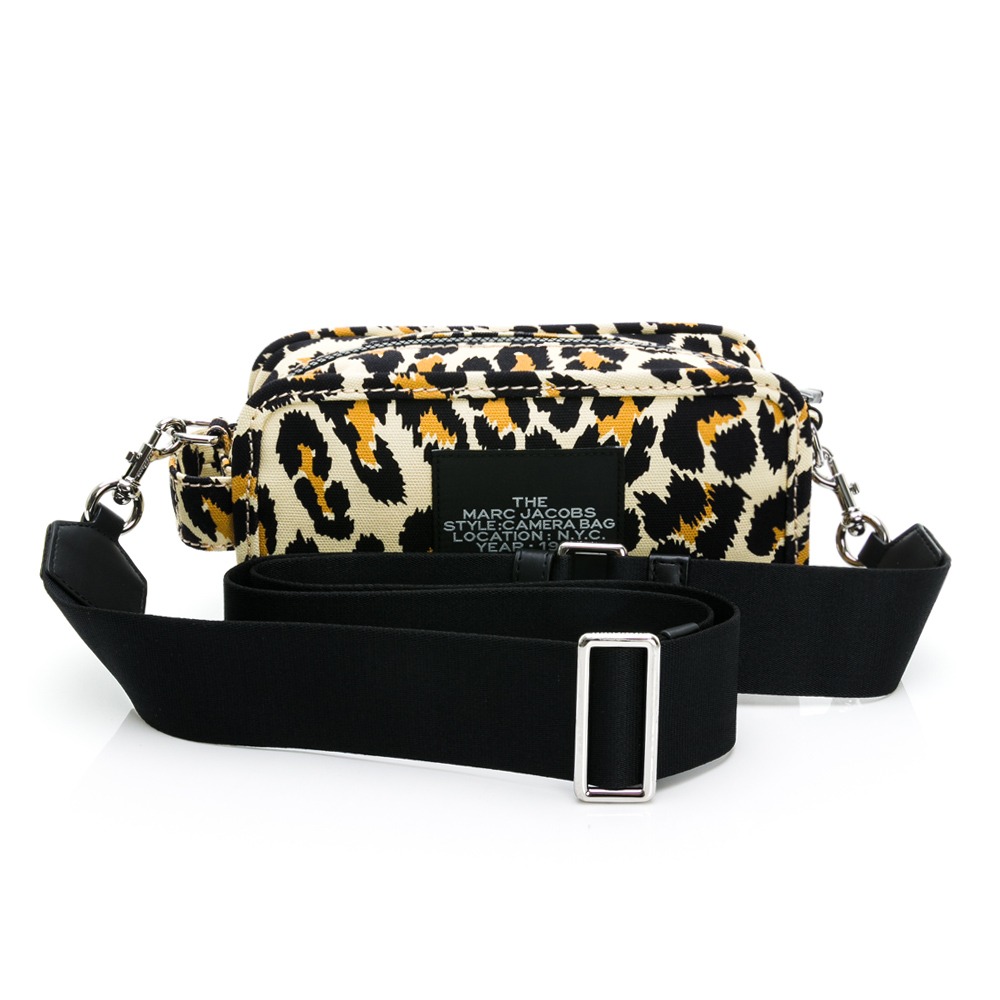 【MARC JACOBS】 字母LOGO豹紋帆布相機包 [豹紋]  __DVSHOP 保證正貨 台灣現貨不用等-細節圖3