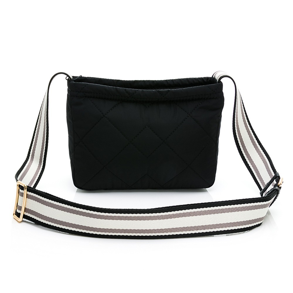 【MARC JACOBS】 菱格紋尼龍斜背包 (黑) [黑]  __DVSHOP 保證正貨 台灣現貨不用等-細節圖3