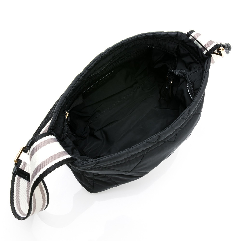 【MARC JACOBS】 菱格紋尼龍斜背包 (黑) [黑]  __DVSHOP 保證正貨 台灣現貨不用等-細節圖4