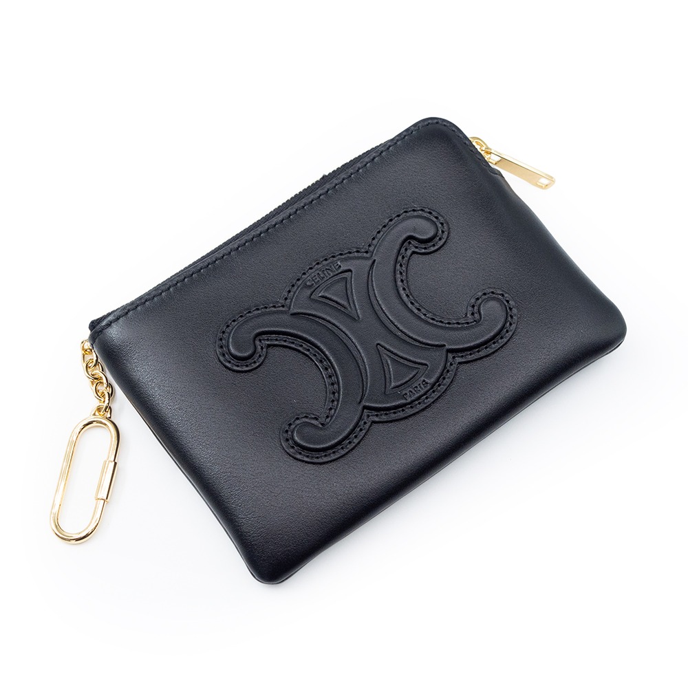 【CELINE 思琳】CELINE  CUIR TRIOMPHE 零錢包 卡夾-細節圖7