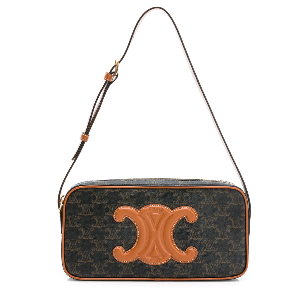 【CELINE 思琳】CELINE TRIOMPHE肩揹相機包-細節圖2