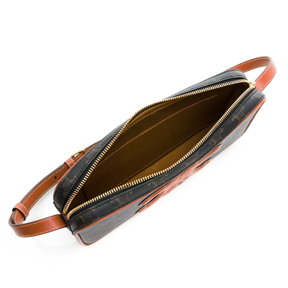 【CELINE 思琳】CELINE TRIOMPHE肩揹相機包-細節圖3