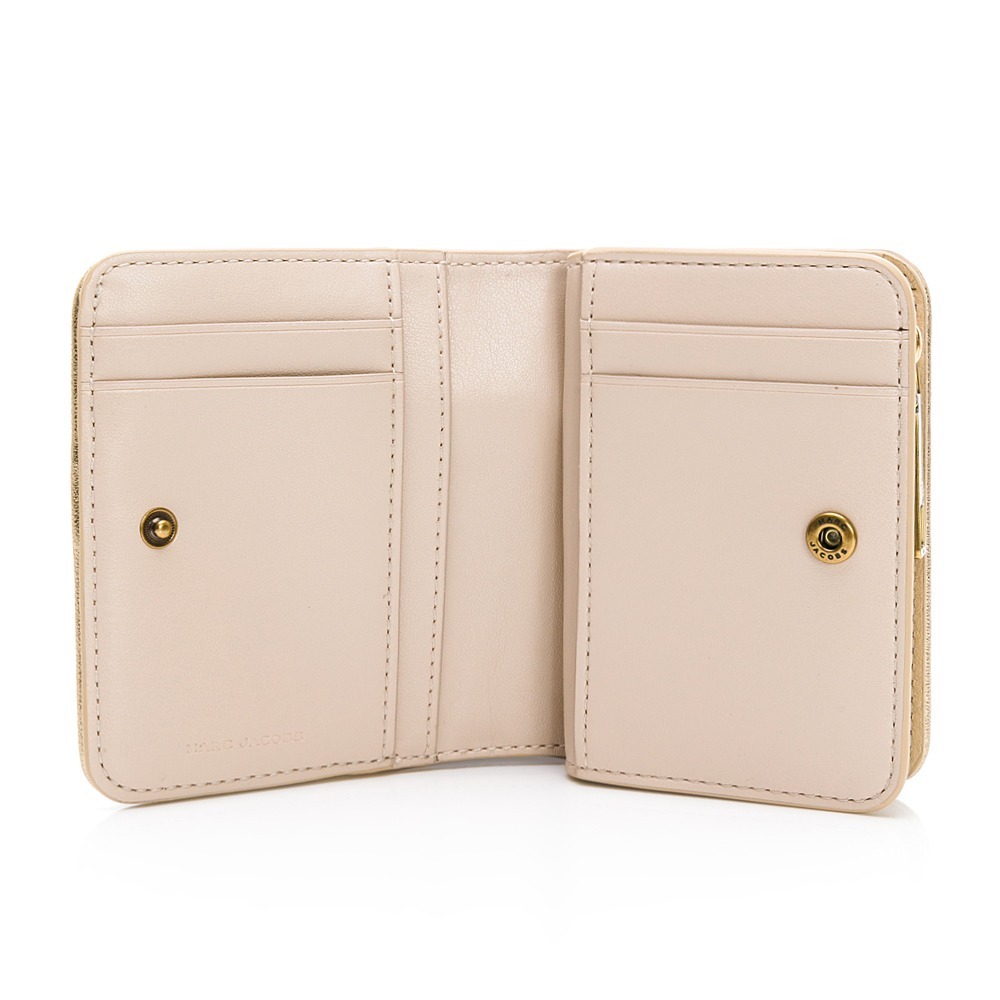 【MARC JACOBS】 經典LOGO皮革對開短夾  __DVSHOP 保證正貨 台灣現貨不用等-細節圖3