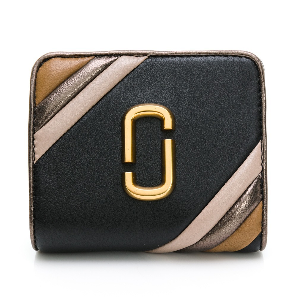 【MARC JACOBS】 經典LOGO皮革對開短夾  __DVSHOP 保證正貨 台灣現貨不用等-細節圖4