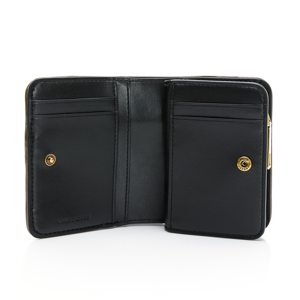 【MARC JACOBS】 經典LOGO皮革對開短夾  __DVSHOP 保證正貨 台灣現貨不用等-細節圖5