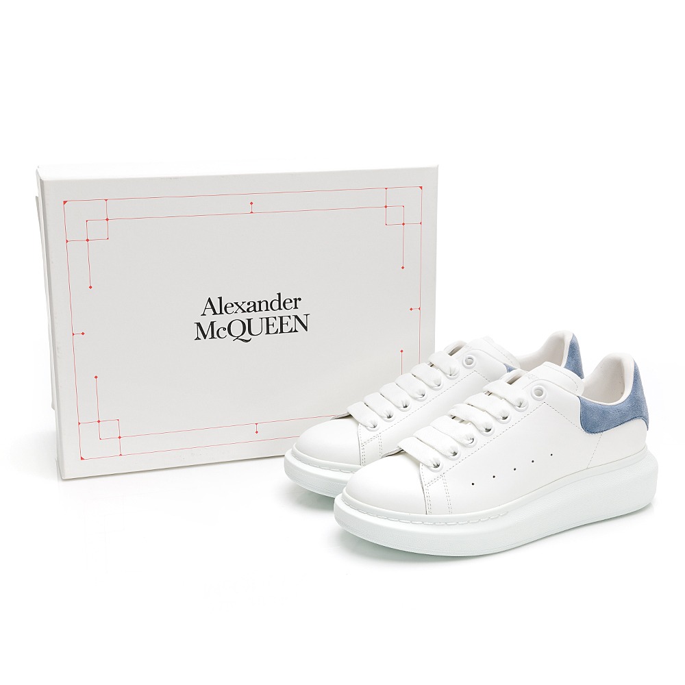 Alexander McQueen 白鞋 (藍-38.5)__DVSHOP 保證正貨 台灣現貨不用等-細節圖6
