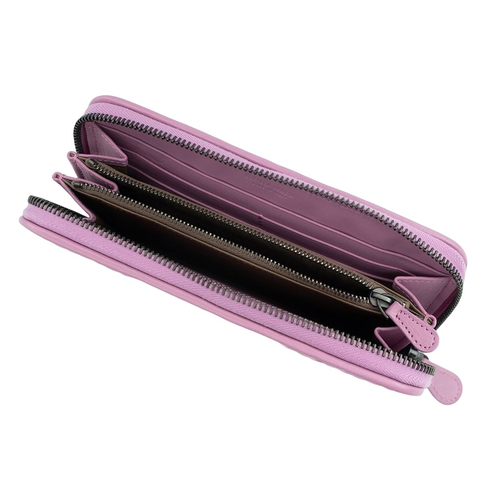 BOTTEGA VENETA  BV 經典撞色編織拉鍊長夾 __DVSHOP 保證正貨 台灣現貨不用等-細節圖4