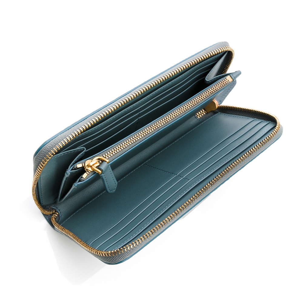 BURBERRY 巴寶莉 壓紋素面拉鍊長夾__DVSHOP 保證正貨 台灣現貨不用等-細節圖4