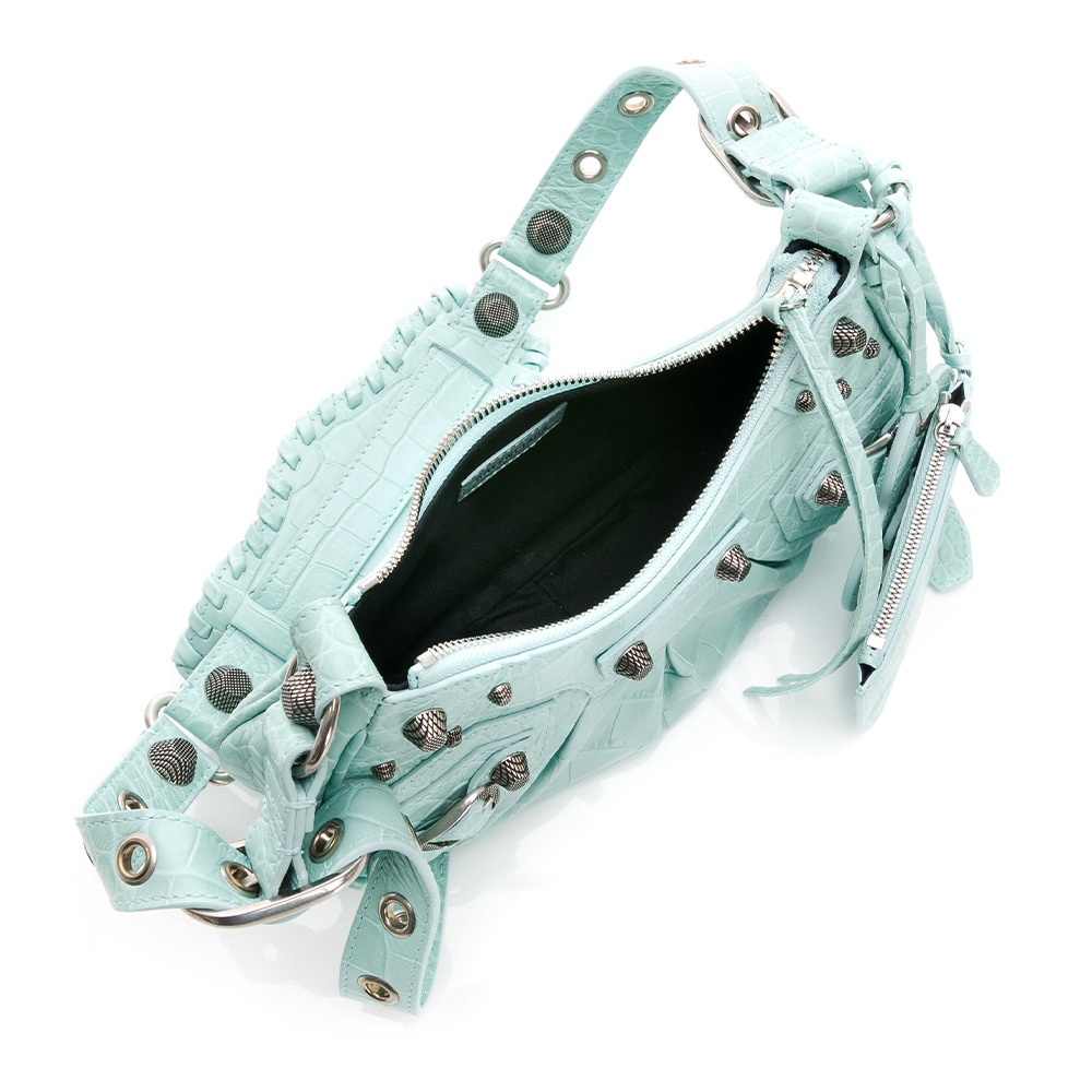 BALENCIAGA 巴黎世家  Le Cagole羊皮單肩機車包__DVSHOP 保證正貨 台灣現貨不用等-細節圖6