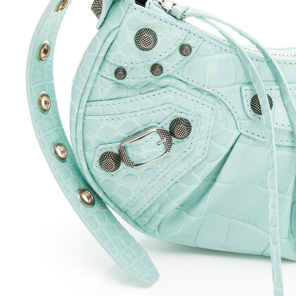 BALENCIAGA 巴黎世家  Le Cagole羊皮單肩機車包__DVSHOP 保證正貨 台灣現貨不用等-細節圖7