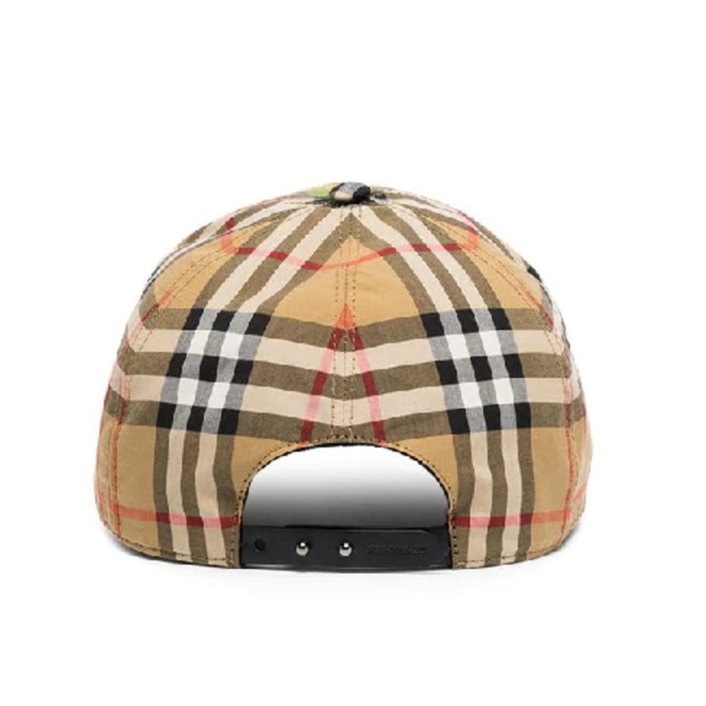 BURBERRY 巴寶莉  彩虹格紋鴨舌帽棒球帽__DVSHOP 保證正貨 台灣現貨不用等-細節圖3