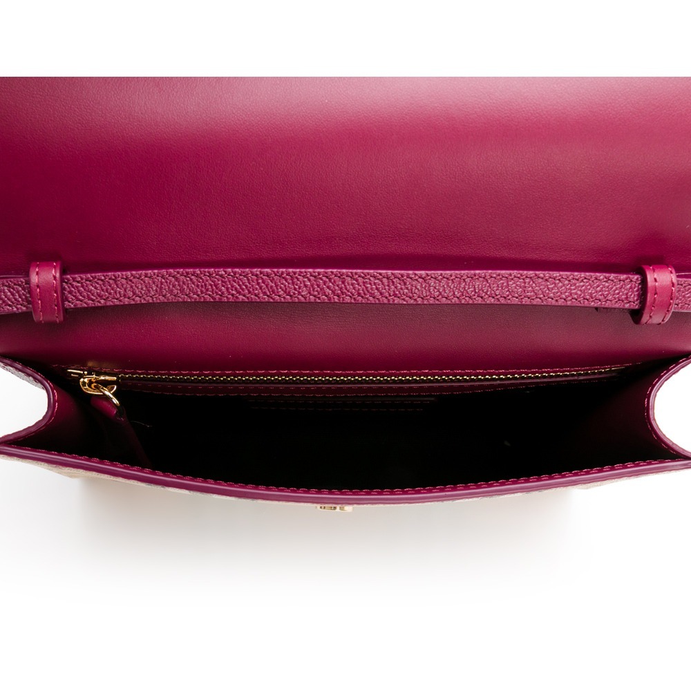 BURBERRY 巴寶莉 全皮革翻蓋斜背包後拉鍊__DVSHOP 保證正貨 台灣現貨不用等-細節圖4