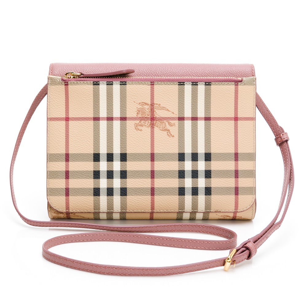 BURBERRY 巴寶莉 全皮革翻蓋斜背包後拉鍊__DVSHOP 保證正貨 台灣現貨不用等-細節圖8