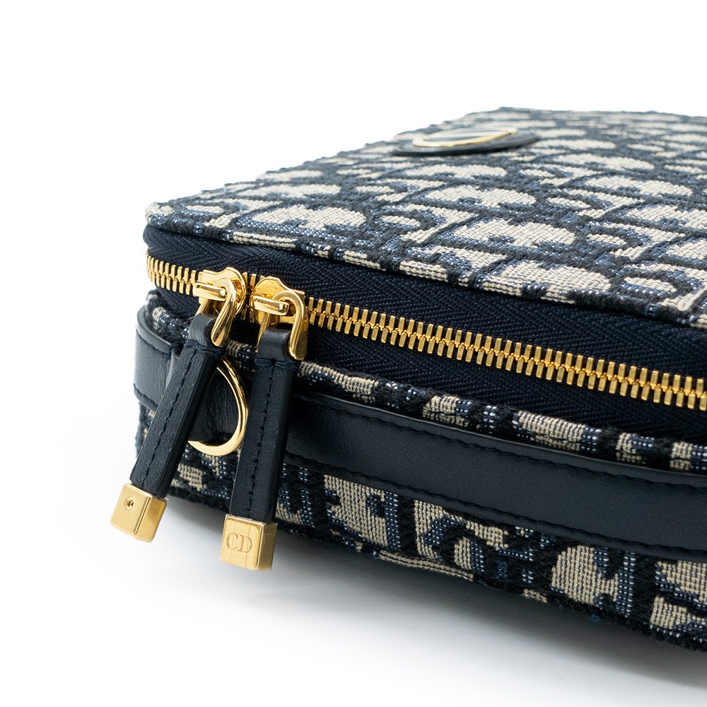 【DIOR 迪奧】DIOR 30 MONTAIGNE 方形手袋 (藍)  __DVSHOP 保證正貨 台灣現貨不用等-細節圖5