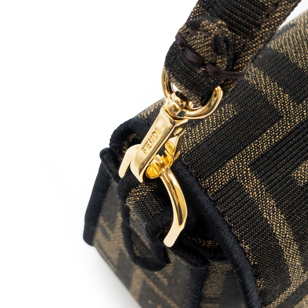 【FENDI 芬迪】 FENDI mini baguette 老花肩背手提法棍包 兩用包__DVSHOP 保證正貨 台灣-細節圖6