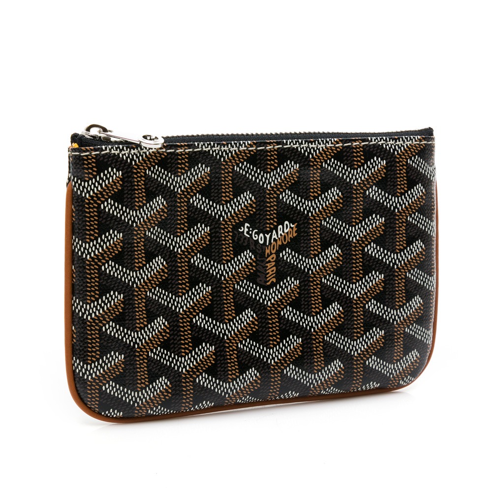 【GOYARD 高雅德】 GOYARD 老花零錢包 (棕邊)  __DVSHOP 保證正貨 台灣現貨不用等-細節圖2