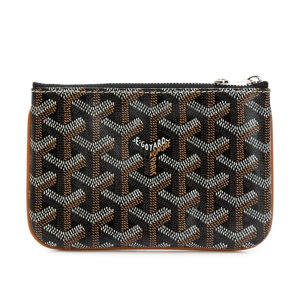 【GOYARD 高雅德】 GOYARD 老花零錢包 (棕邊)  __DVSHOP 保證正貨 台灣現貨不用等-細節圖3