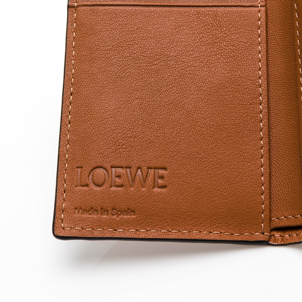 【LOEWE 羅威】 LOEWE 翻蓋釦式三折短夾 (棕)  __DVSHOP 保證正貨 台灣現貨不用等-細節圖6