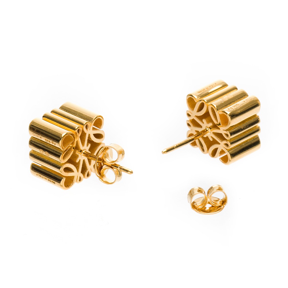 【LOEWE 羅威】 ANAGRAM耳針 金  __DVSHOP 保證正貨 台灣現貨不用等-細節圖2