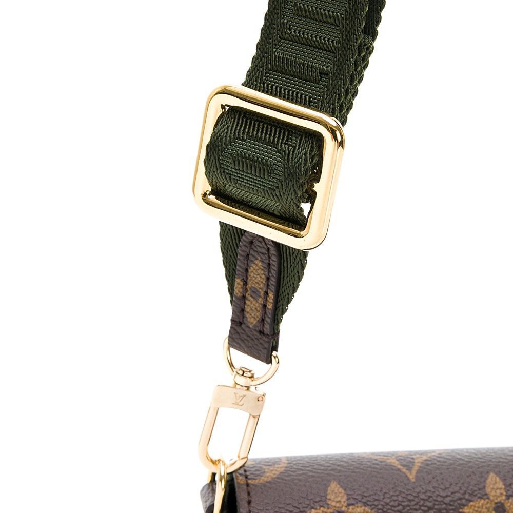 【LOUIS VUITTON 路易威登】 LV 老花二合一斜背包 (綠背帶)  __DVSHOP 保證正貨台灣現貨不用等-細節圖6