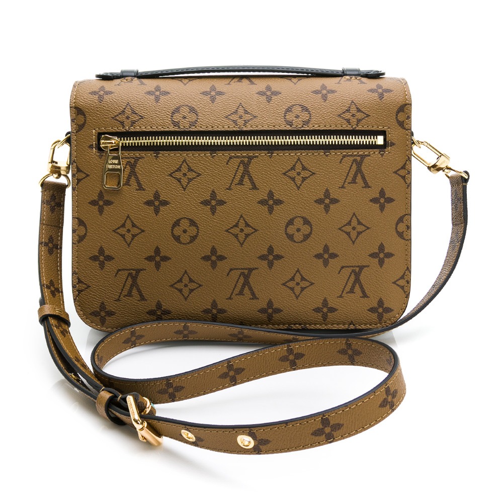 【LOUIS VUITTON 路易威登】 LV 拚色郵差 斜背包 [咖啡色] __DVSHOP 保證正貨 台灣現貨不用等-細節圖3